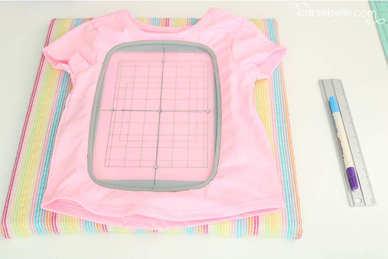 Hooping a T-Shirt
