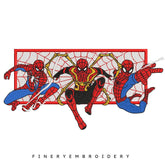 3 Spiderman no way home - Animé  - Embroidery Design - FineryEmbroidery