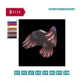 American USA Eagle - Embroidery Design - FineryEmbroidery
