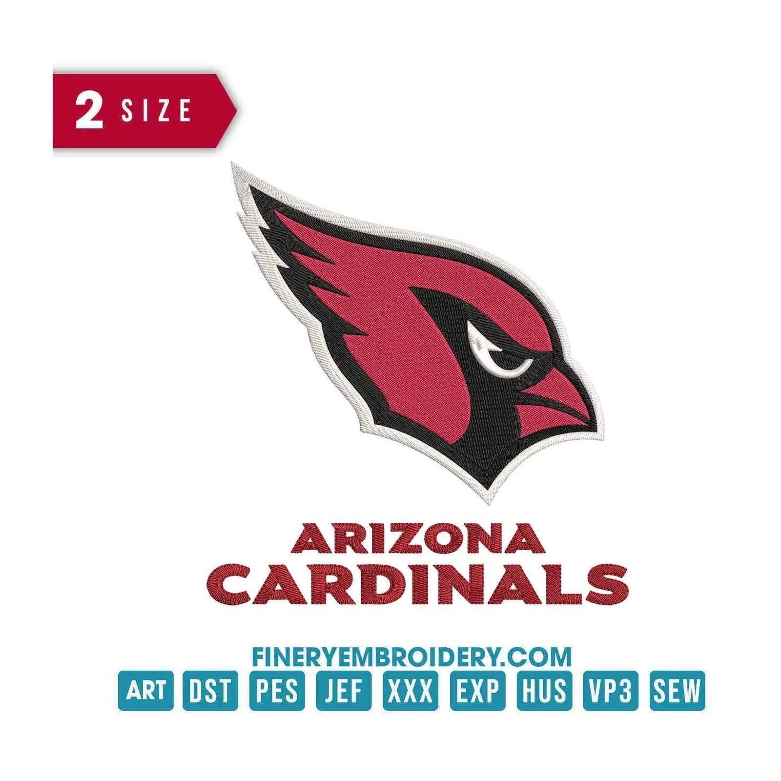 Arizona Cardinals 2 : Embroidery Design - FineryEmbroidery