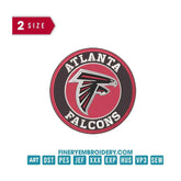 Atlanta Falcons 3 : Embroidery Design - FineryEmbroidery