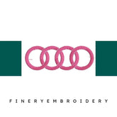 Audi 4 - Embroidery Design - FineryEmbroidery