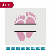 Baby Monogram Girl - Embroidery Design - FineryEmbroidery