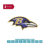 Baltimore Ravens 1 : Embroidery Design - FineryEmbroidery