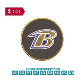 Baltimore Ravens 4 : Embroidery Design - FineryEmbroidery