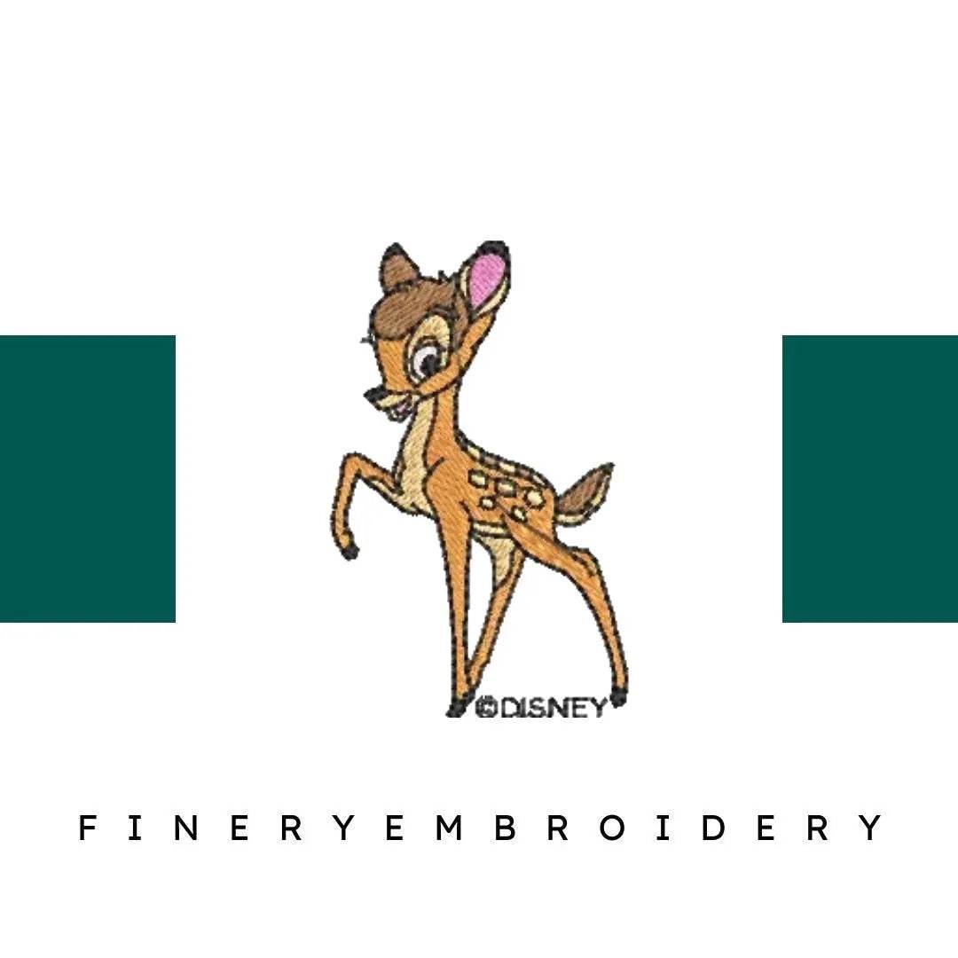 Bambi - Pack of 9 Designs - Embroidery Design - FineryEmbroidery