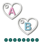 Sweetheart Keychain Alphabet Embroidery Set