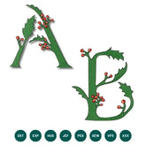 Holly Jolly Christmas Alphabet Embroidery Set