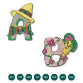 Fiesta Fun Alphabet Embroidery Collection