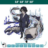 Chrollo Lucilfer Hunter X Hunter Embroidery Design - FineryEmbroidery