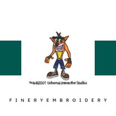 Crash Bandicoot- Pack of 21 Designs - Embroidery Design - FineryEmbroidery