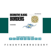 Decorative blocks: Embroidery Design Pack - FineryEmbroidery
