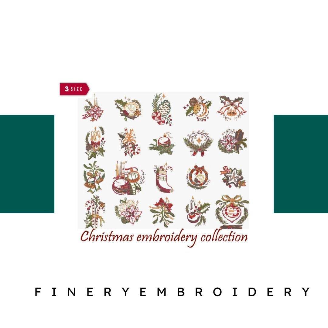 Delightful Christmas Embroidery Collection - FineryEmbroidery