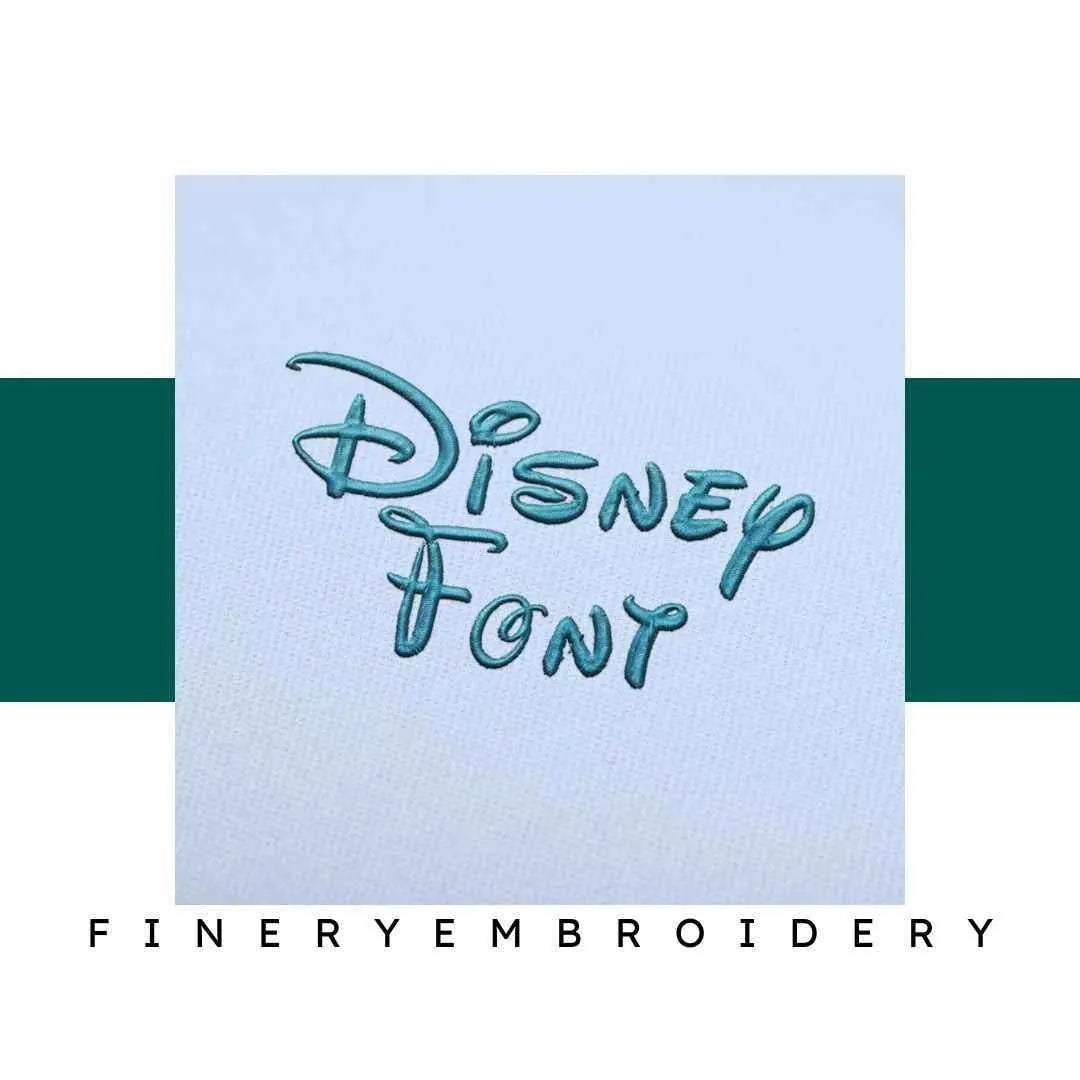 Disney Embroidery alphabet Font Set