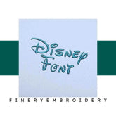 Disney Embroidery alphabet Font Set