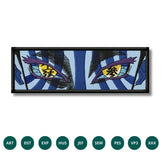 Akaza Eyes Embroidery Design – Demon Slayer’s Intense Gaze