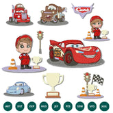 Racing Heroes Embroidery Pack – Cars-Inspired Embroidery Designs Pack