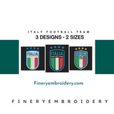 Football Club Team Italy logo: Embroidery Design - FineryEmbroidery