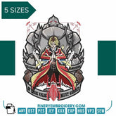 Fullmetal Alchemist - Anime - Embroidery Design - FineryEmbroidery