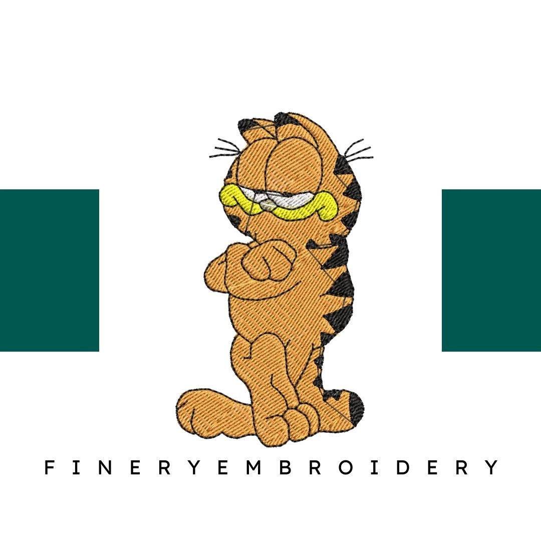 Garfield 20 - Embroidery Design - FineryEmbroidery
