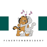 Garfield 36 - Embroidery Design - FineryEmbroidery