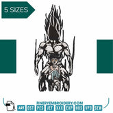 Gon Goku - Anime - Embroidery Design - FineryEmbroidery