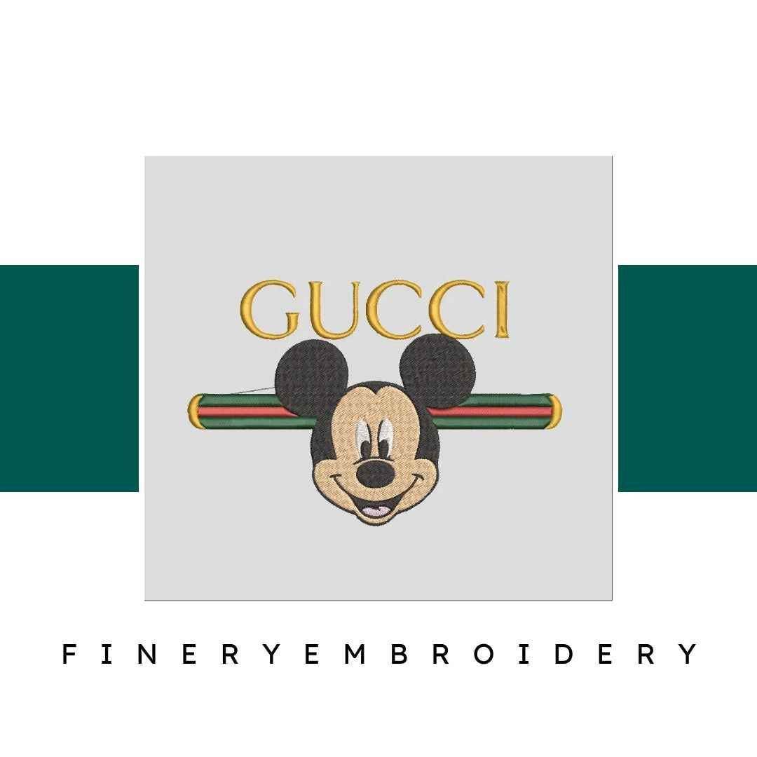 Gucci Custom Mickey 2 Embroidery Design