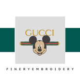 Gucci Custom Mickey 2 Embroidery Design
