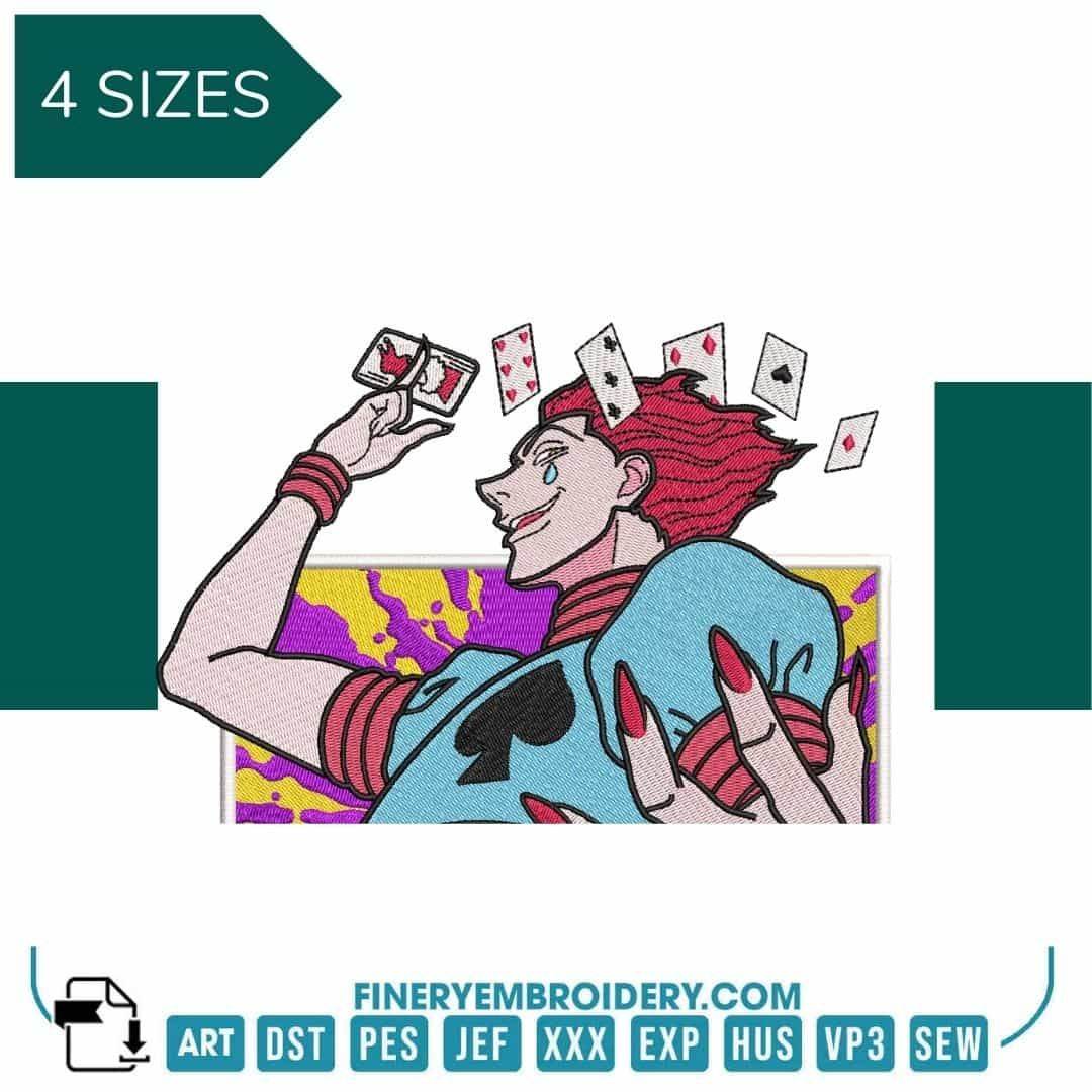 Hisoka - Anime - Embroidery Design - FineryEmbroidery