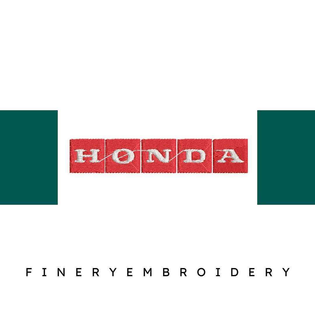 Honda Logo Embroidery Design