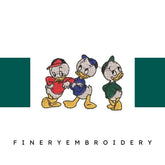 Huey, Dewey and Louie - Pack of 26 Designs - Embroidery Design - FineryEmbroidery