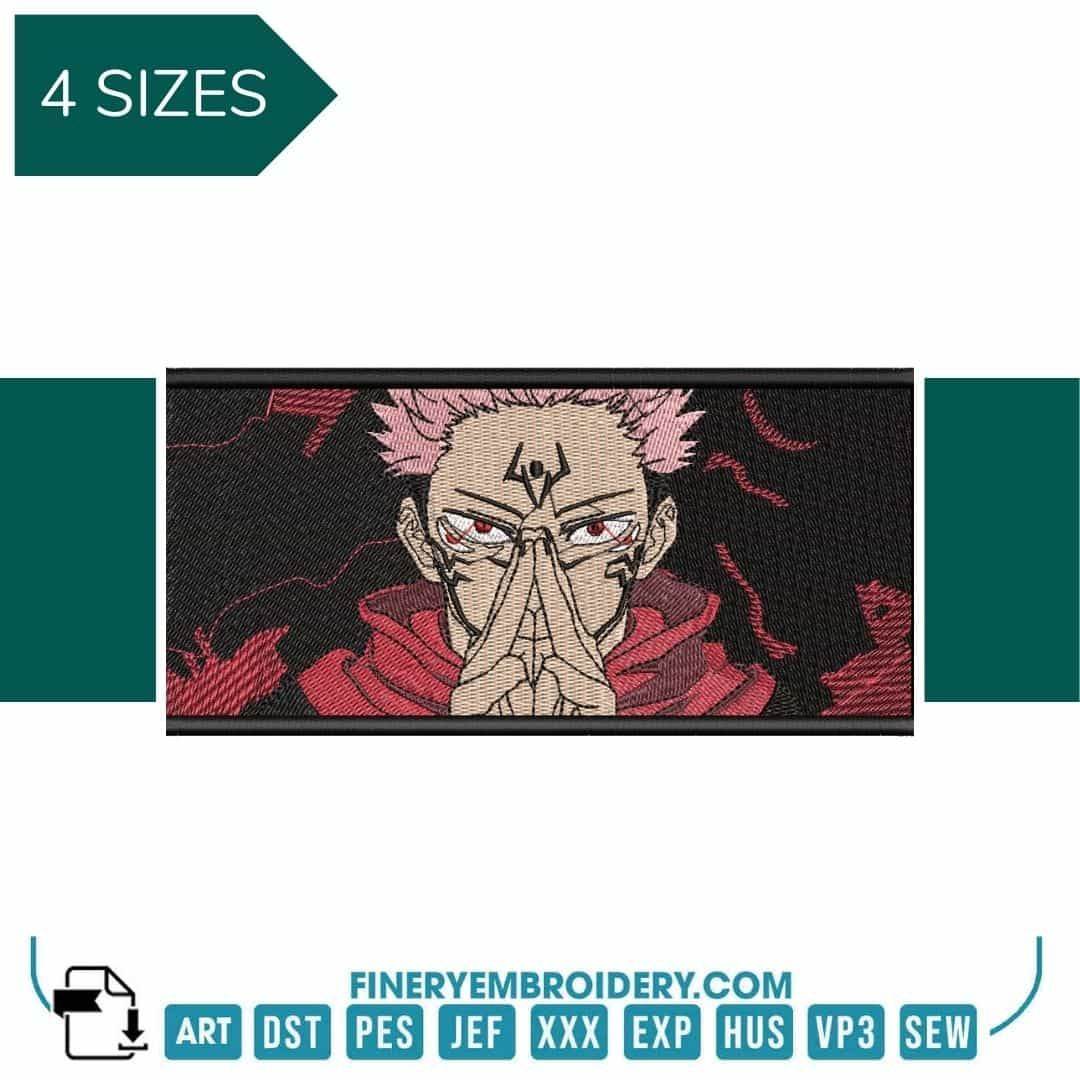 Jujustsu Kaisen - Animé - Embroidery Design - FineryEmbroidery