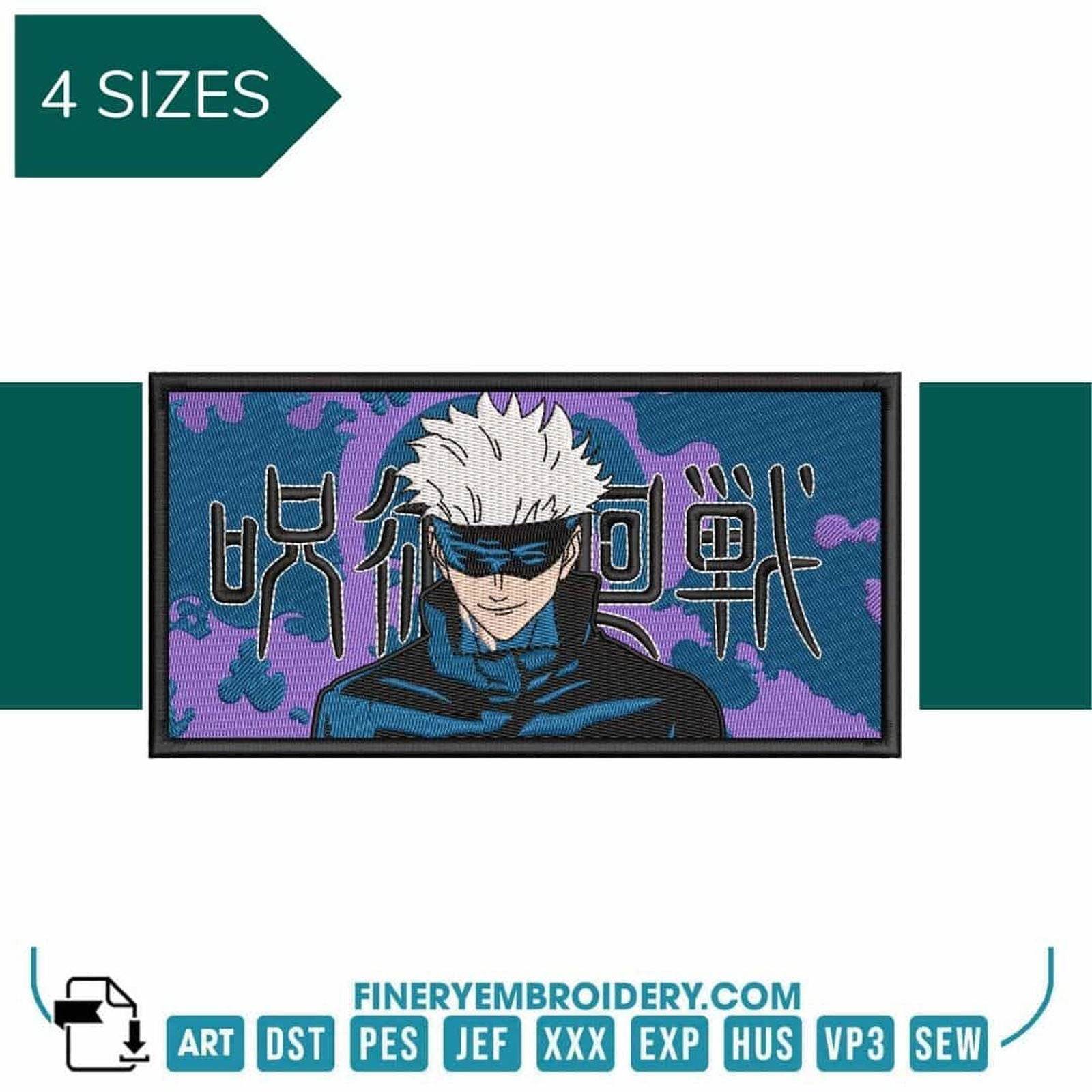 Jujutsu Kaisen Satoru Gojo - Anime - Embroidery Design - FineryEmbroidery