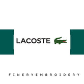 Lacoste Logo Embroidery Design - FineryEmbroidery
