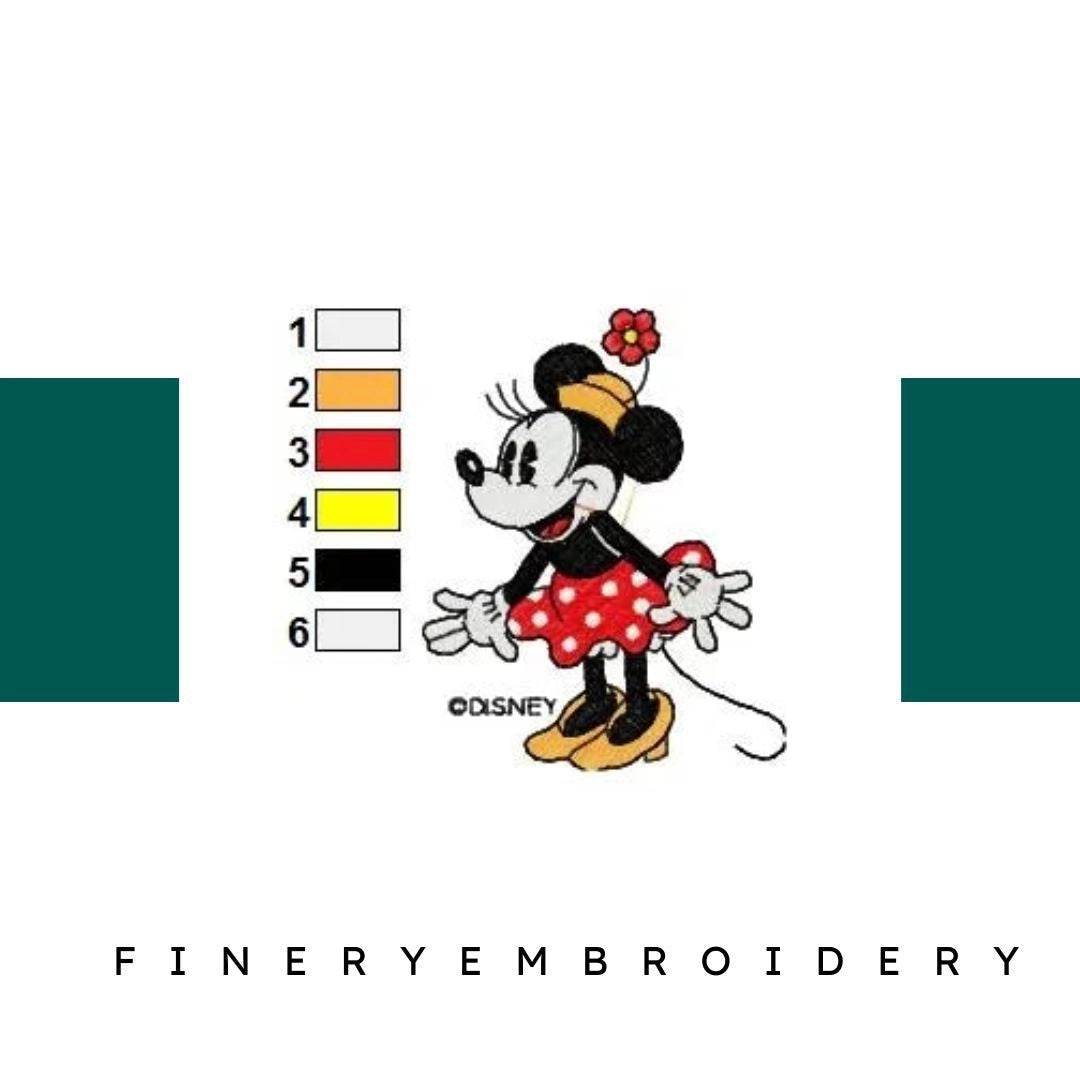 MICKEY MINNIE 058 - Embroidery Design - FineryEmbroidery