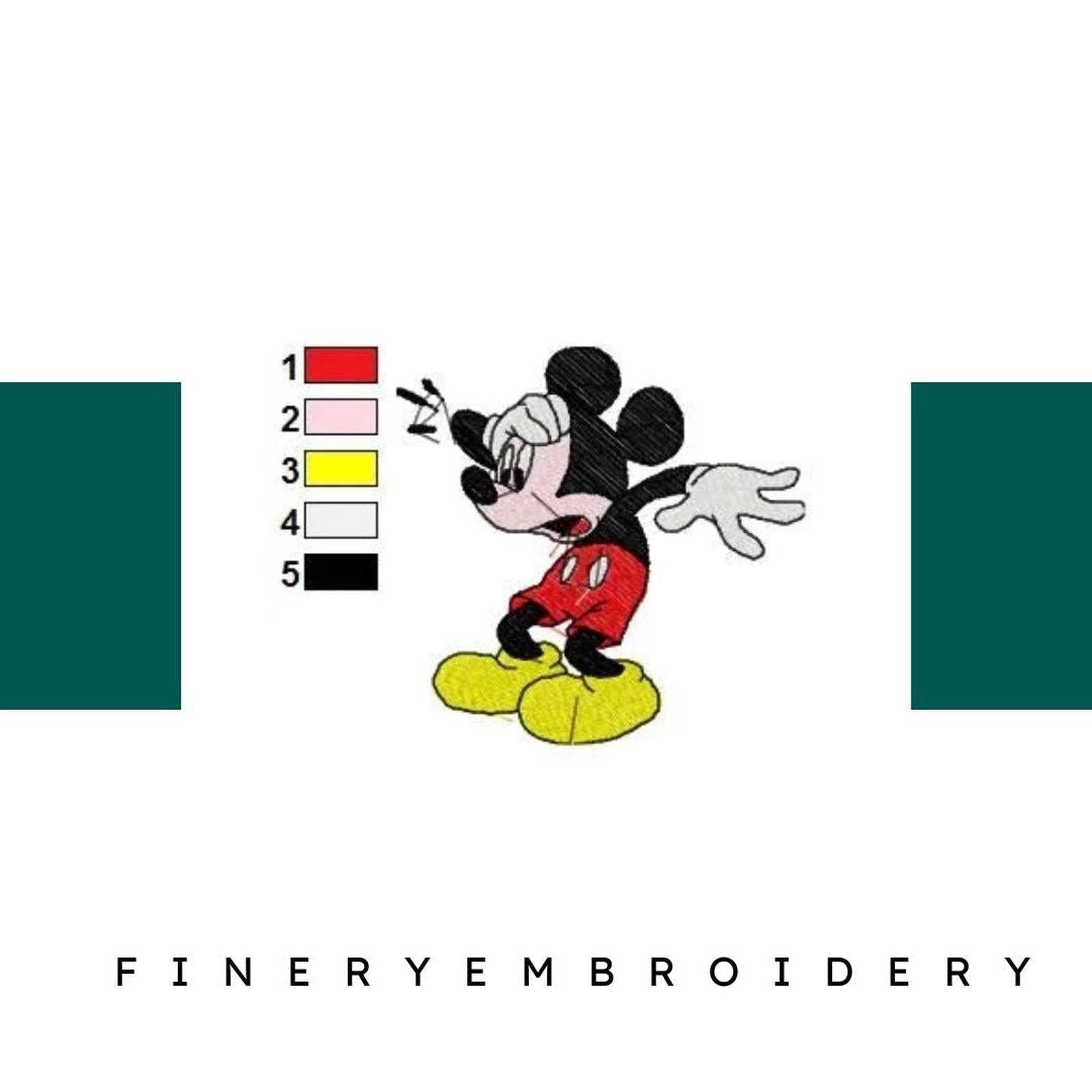 MICKEY MINNIE 079- Embroidery Design - FineryEmbroidery