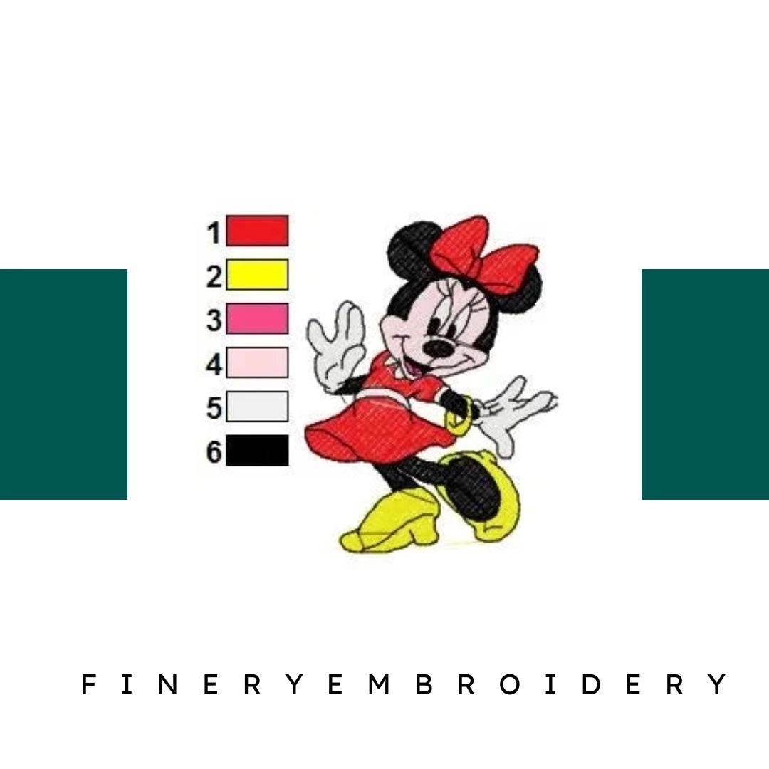 MICKEY MINNIE 099 - Embroidery Design - FineryEmbroidery