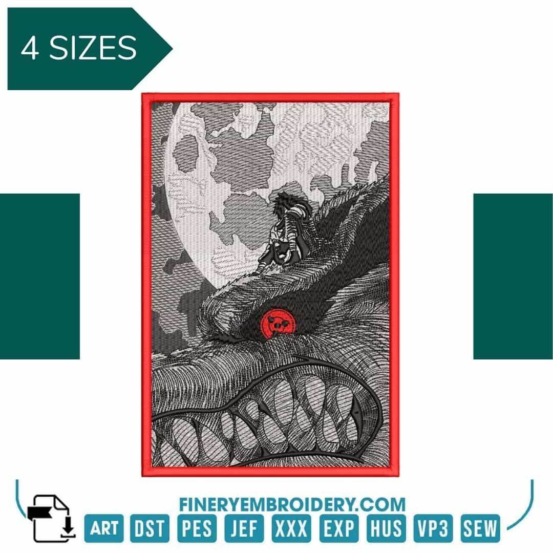 Madara Uchiha Naruto - Animé - Embroidery Design - FineryEmbroidery