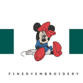 Minnie Mouse- Pack of 20 Designs - Embroidery Design - FineryEmbroidery