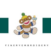 Monkey Babies - Pack of 24 Designs - Embroidery Design - FineryEmbroidery