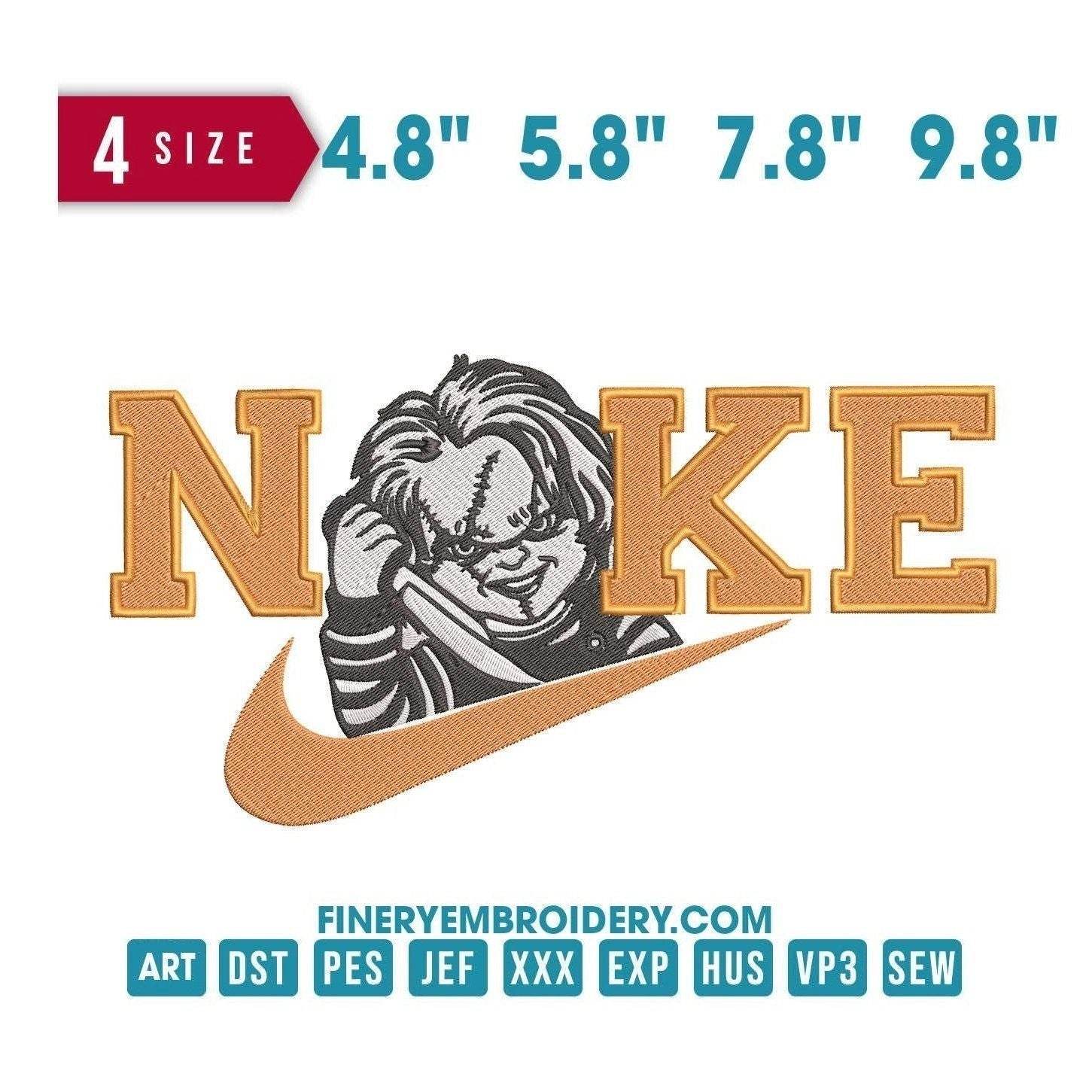 Nike Chucky - Embroidery Design - FineryEmbroidery