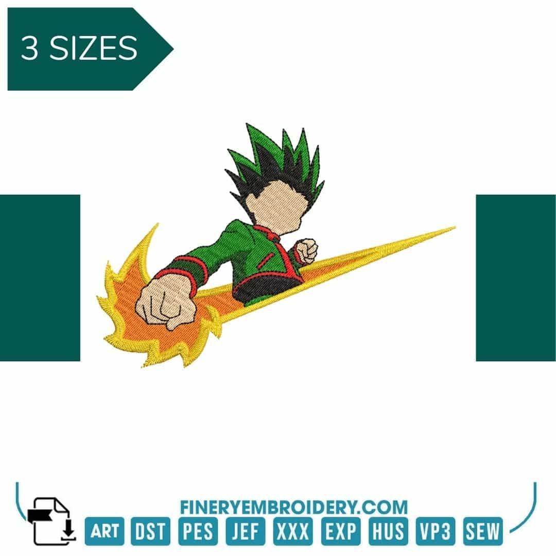 Nike Gon - Embroidery Design - FineryEmbroidery