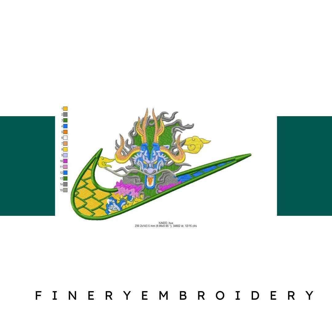 Nike Kaido Embroidery Design