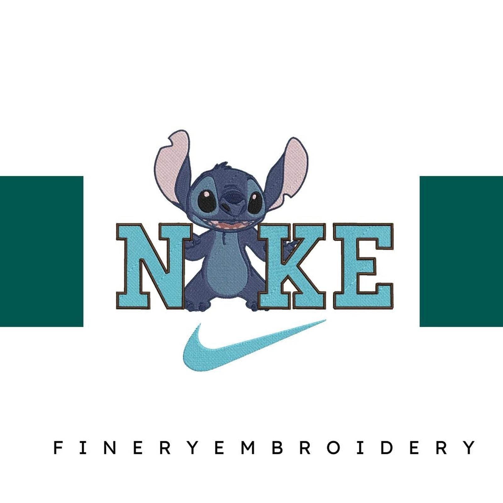 Nike & Lilo and Stitch 6 - Embroidery Design - FineryEmbroidery