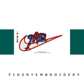 Nike Spiderman Embroidery Design