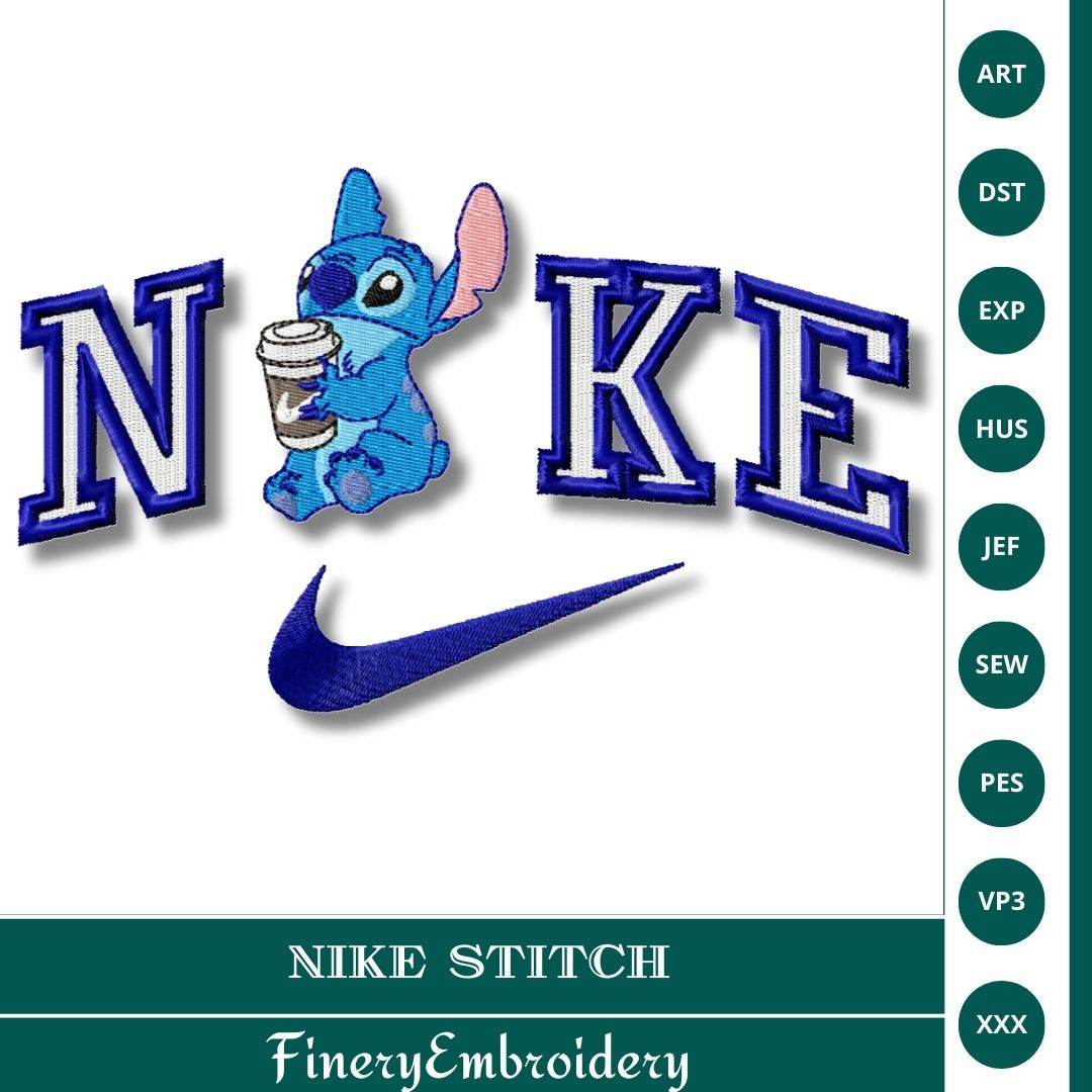 Nike Stitch Embroidery Design - FineryEmbroidery