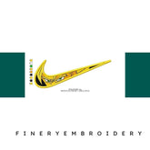 Nike Swoosh Goku SS Embroidery Design