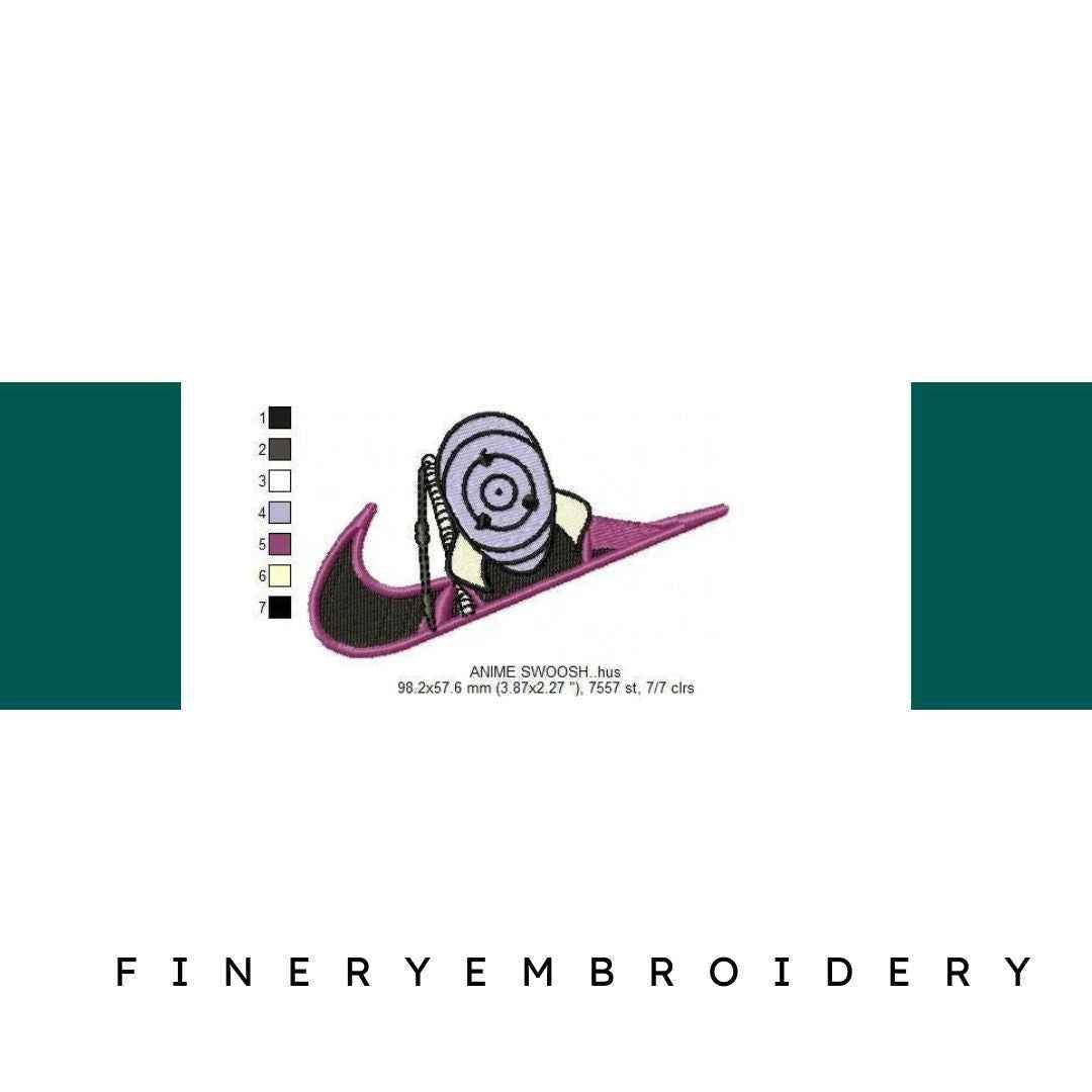 Nike Swoosh Embroidery Design