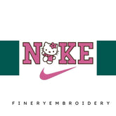 Nike and Hello Kitty - Embroidery Design - FineryEmbroidery