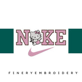 Nike and Hello Kitty 2- Embroidery Design - FineryEmbroidery